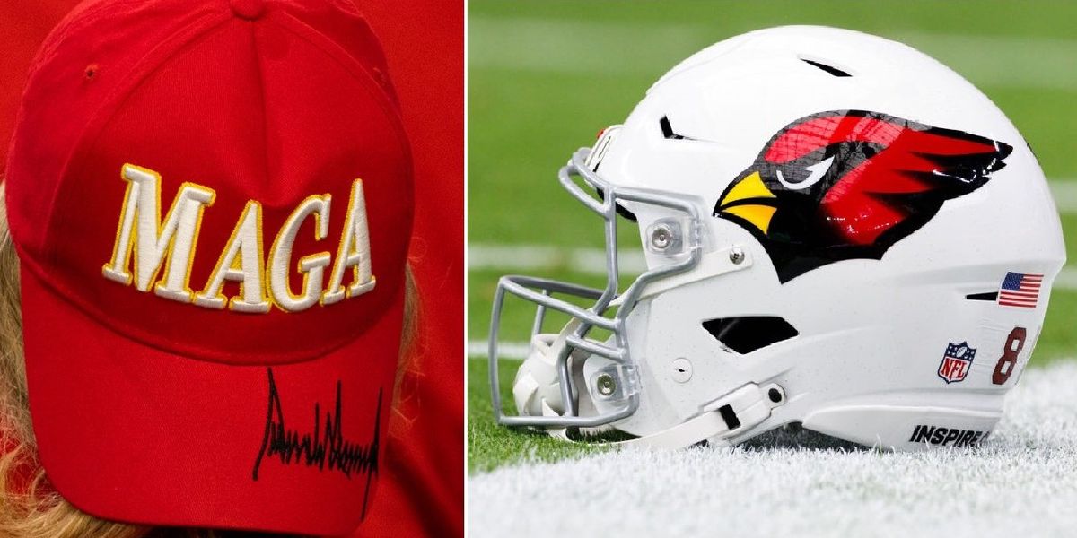 Fan in MAGA hat denied entry at Arizona Cardinals' home stadium unless she threw it away, prompting apology from team