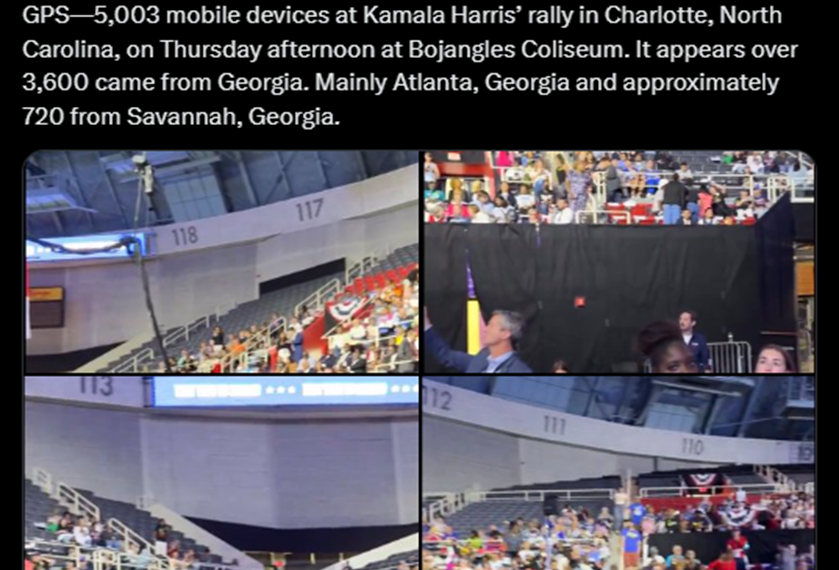 Data Expert Sheds Light On The Scale Of Harris Campaign “Bussing” Supporters To Rallies