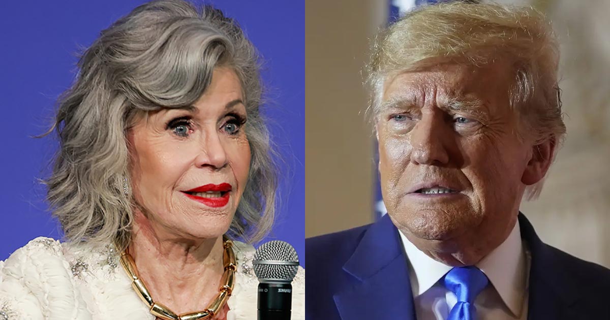 Jane Fonda: ‘Orange Man’ Trump ‘Puts People Who Don’t Agree with Him in Jail’