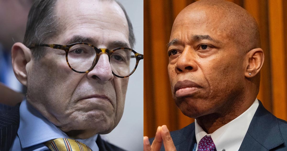 Democrat Jerry Nadler Demands NYC Mayor Eric Adams ‘Resign’: ‘Lost the Ability to Effectively Lead’