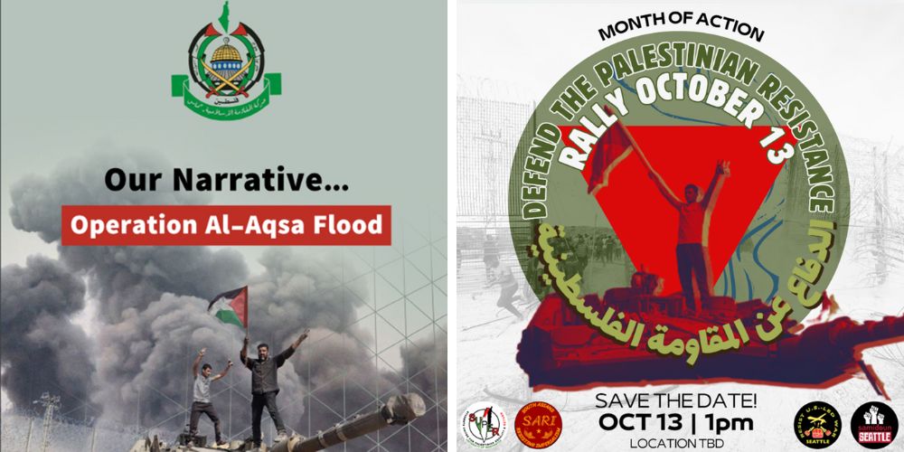 EXCLUSIVE: Anti-Israel activists in Pacific Northwest call for 'Al-Aqsa Flood ​Month of Action,' uses Hamas propaganda