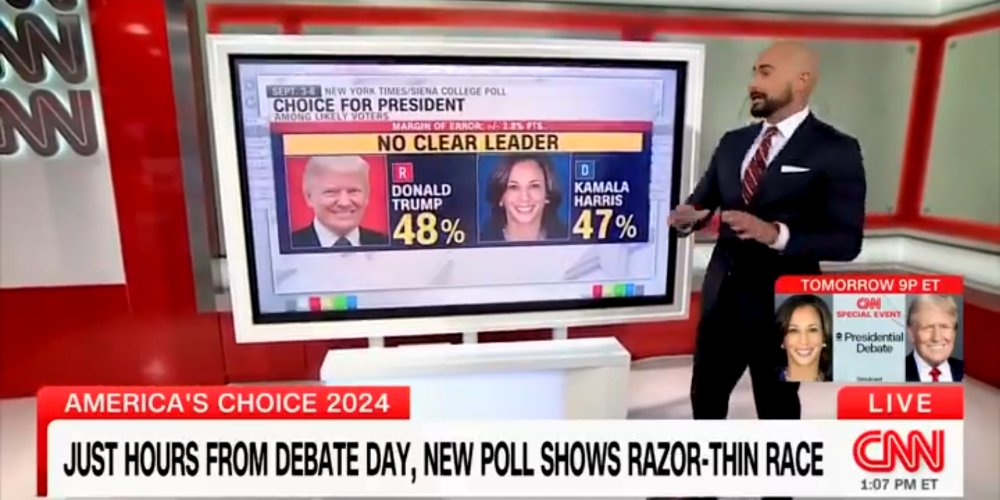 CNN Anchor Breaks Down “Welcome News” for Trump “Among Black and Hispanic Voters”