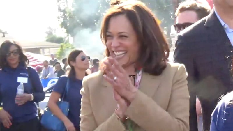 ‘Down with Deportation!’: Kamala Harris Chants With Far-Left Protesters in 2018