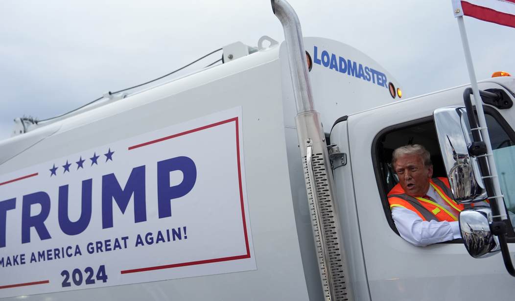 The Media Is Freaking Out Over Trump’s Garbage Truck Stunt