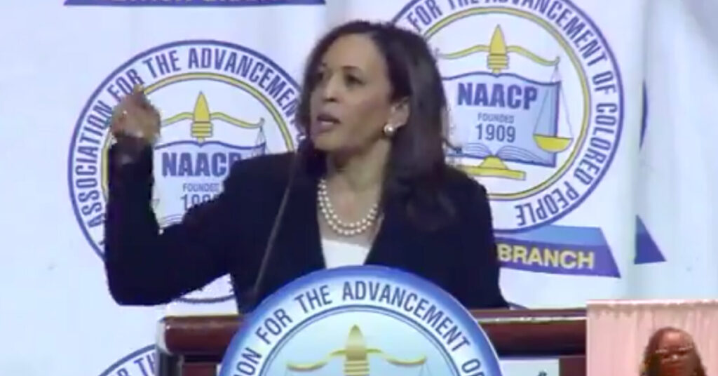 Kamala Harris’ speech at Detroit NAACP dinner is the most chilling, draconian thing you’ll ever hear…