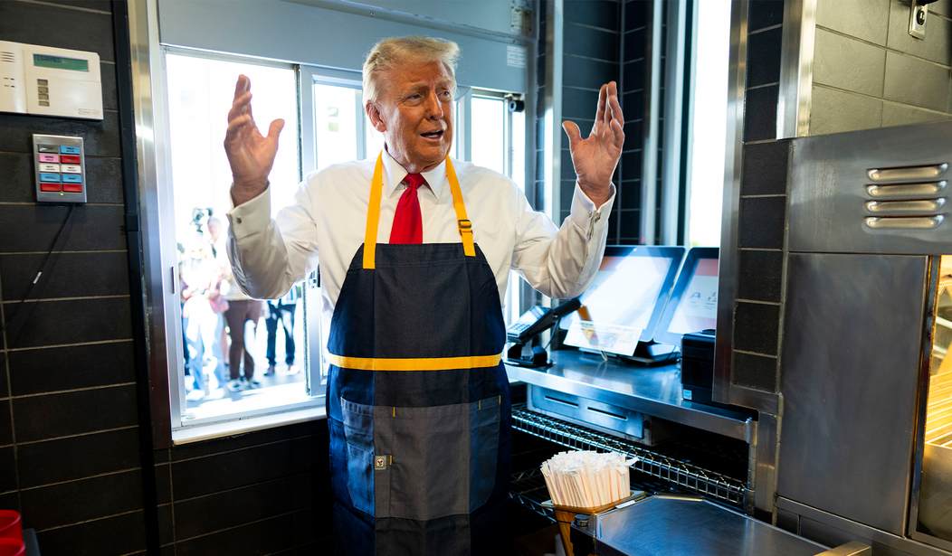 Is This the Lamest, Most Hysterical Reaction to Trump’s McDonald’s Drive-Thru Event?