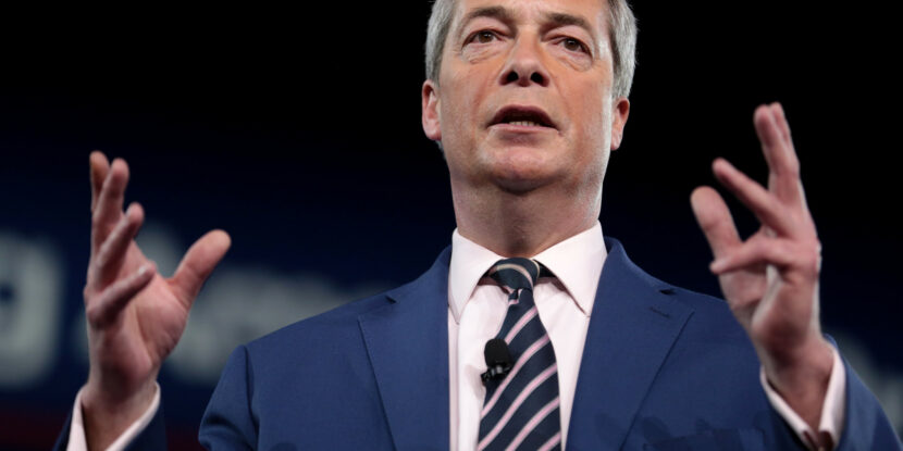 BREAKING: Farage Tells ‘Conservative Party’ Officials to Defect to His Party or Face Political Oblivion.