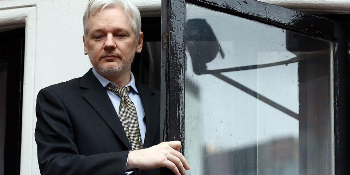 Julian Assange makes first public appearance following release from prison