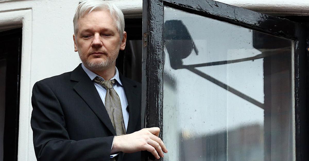 Julian Assange makes first public appearance following release from prison