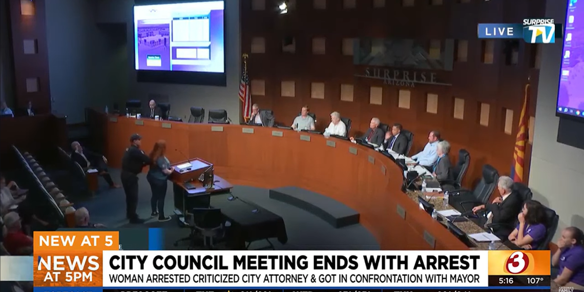 Judge Tosses ‘Objectively Outrageous’ Charge Against Arizona Mom Arrested For Speaking At City Meeting