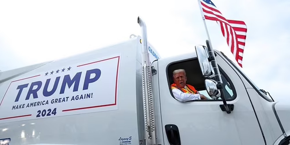 Trump Garbage Truck