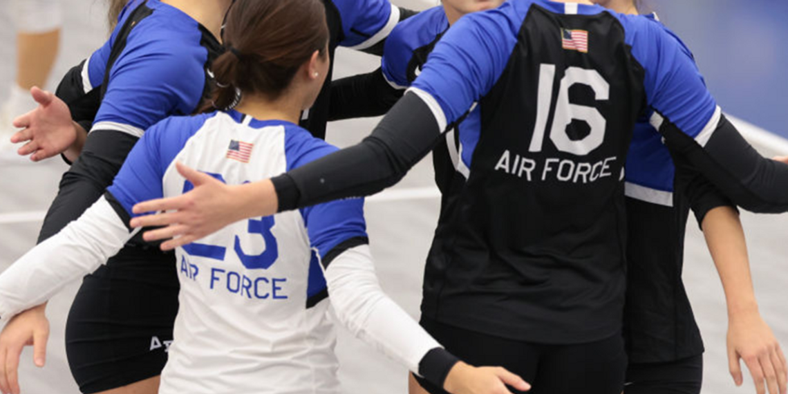 Air Force Academy forces fan to cover pro-women shirt at women's volleyball game featuring controversial transgender player