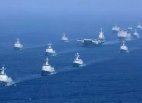 China Initiates Huge Military Drills Around Taiwan In Warning To Island's President