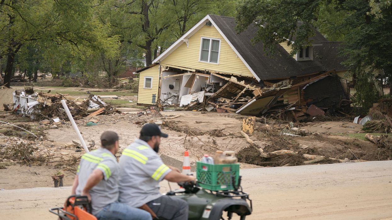 Biden abandons Asheville after Hurricane Helene. Mercury One steps up—because of YOU.