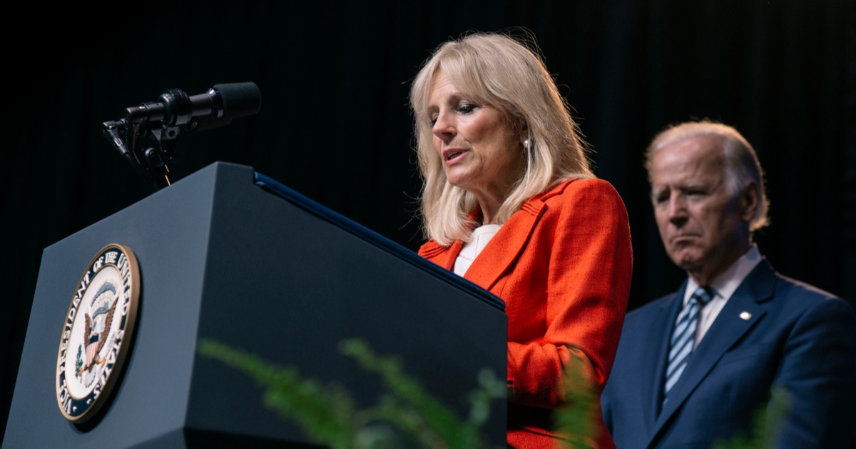 Jill Biden dials up abortion fears in campaign stop for Harris