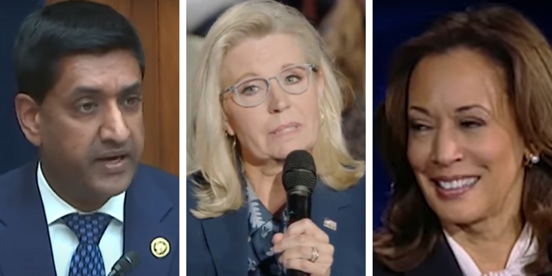 Dem Rep Ro Khanna complains Michiganders are getting mailers linking Kamala Harris to Republican Liz Cheney—the two are campaigning together