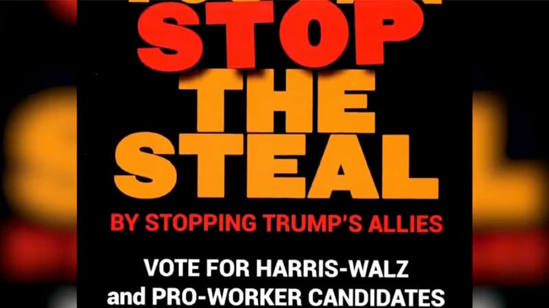 Bombshell: Union Sends Noncitizens Fliers with Instructions on How to Register to ‘Vote for Harris-Walz’