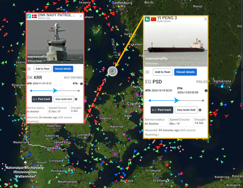 Danish Navy Hunts Down Chinese Ship Suspected Of 'Sabotaging' Baltic Sea Cables