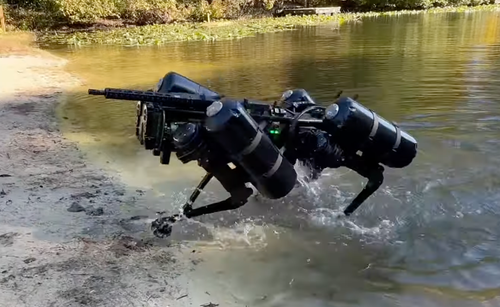 'Terminator' Robot Dog Now Equipped With Amphibious Capabilities