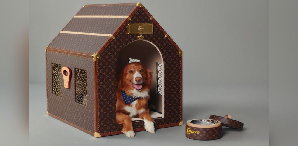 Louis Vuitton Unveils Luxury Dog Collection, Including $60K Kennel