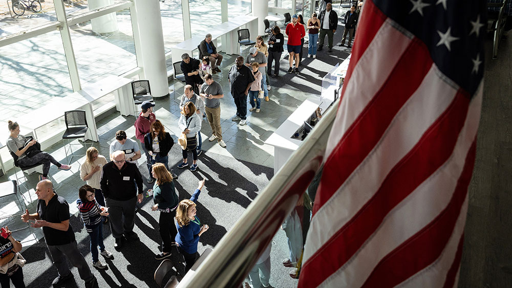 Make election day a federal holiday, require in-person voting