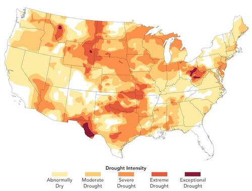 Record Number Of Americans Plagued By Drought Amid Crop Damage Fears