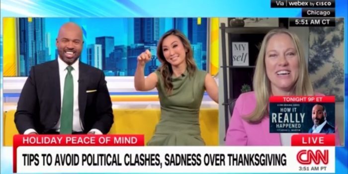 CNN Drags Out Social Worker to Tell You to Avoid Your Family on Thanksgiving