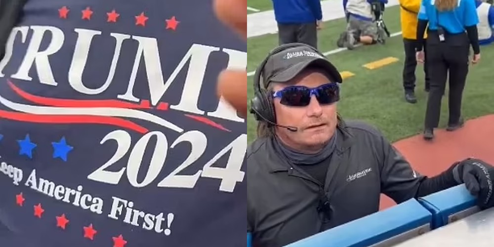 Furious Buffalo Bills Fan Told He Can’t Wear Donald Trump Shirt at NFL Game Days Before the Election