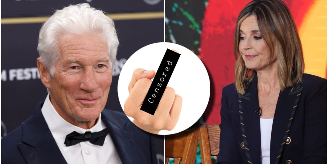 Richard Gere Kicks Off 'Today' Interview By Giving Savannah Guthrie The Finger