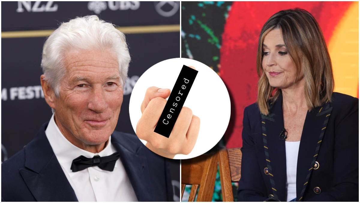 Richard Gere Kicks Off 'Today' Interview By Giving Savannah Guthrie The Finger