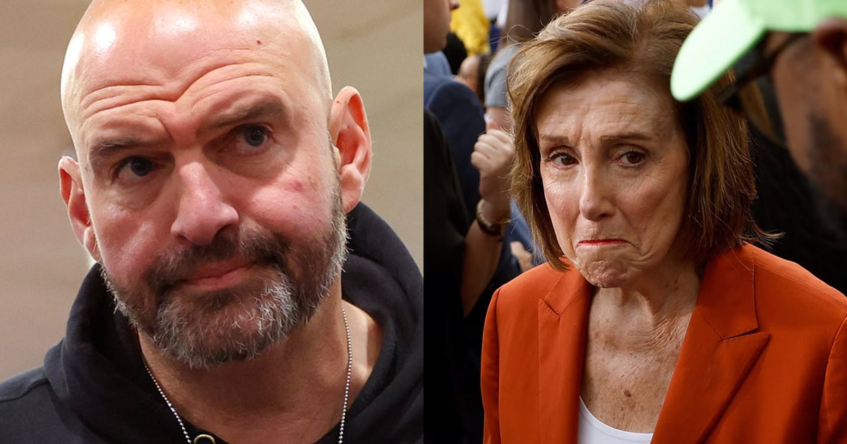 Fetterman Torches Pelosi for Accusing Biden of Influencing Kamala Harris’s Defeat