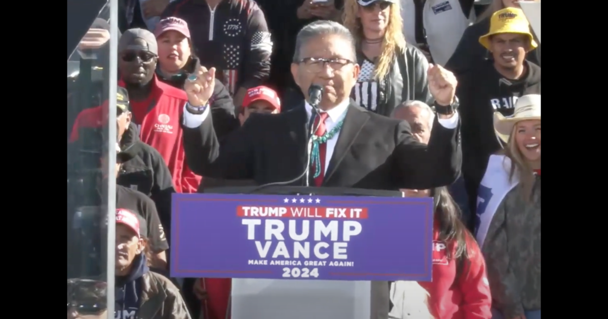 Former VP of Navajo Nation Endorses Trump: “President Trump We Want to be Invited to the American Dream!” (Video)