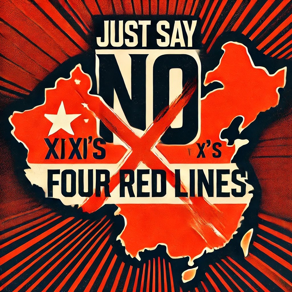 Just Say No to Xi’s “Four Red Lines”