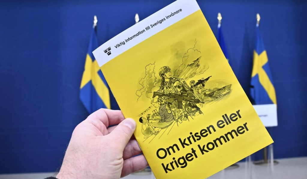 Millions Of Swedes Receive ‘How To Survive War’ Booklet From Government