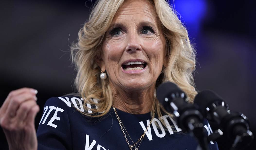 Jill Biden's Remarks About 'Joy' Make People Wonder Whether She's Trolling Kamala