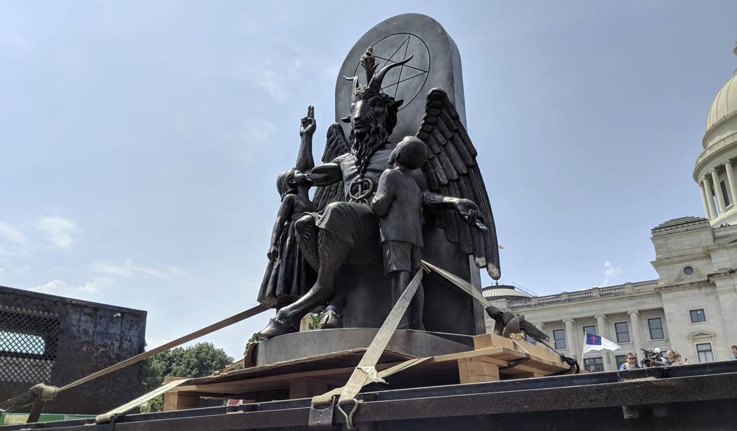 Onward, Christian Soldiers: Another Satanic Display Vandalized