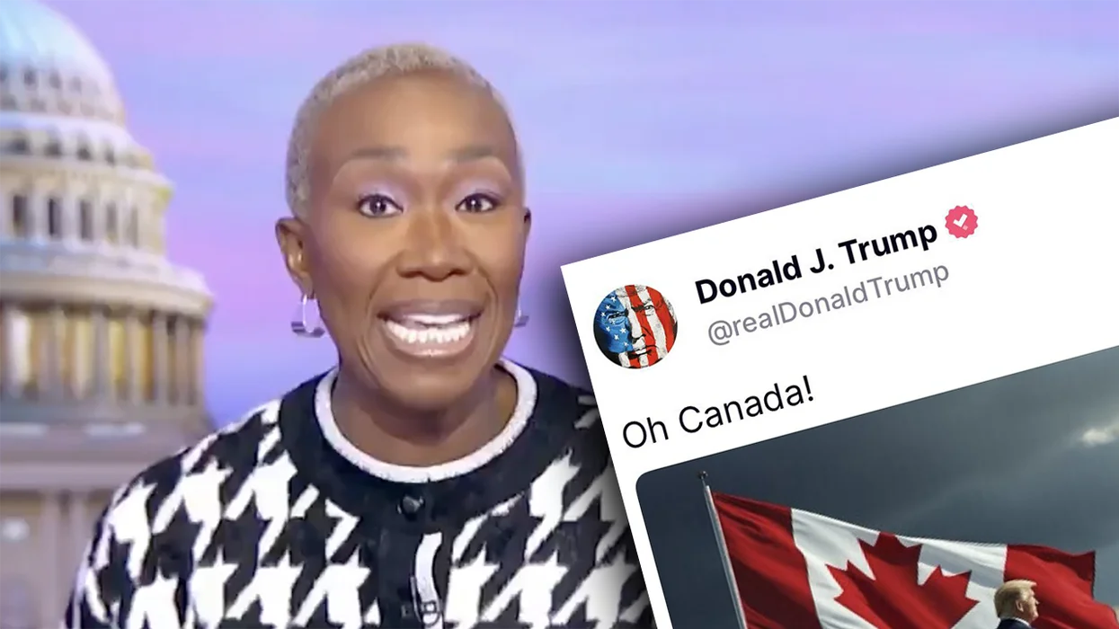 Watch: Joy Reid has major freakout over hilarious Trump joke about Canada