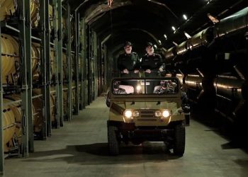 Iran showcases underground weapons storage facility featuring 'new special missiles'