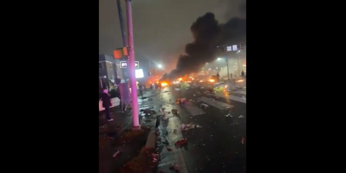 BREAKING: Homes Ablaze as Plane Crashes in Philadelphia.