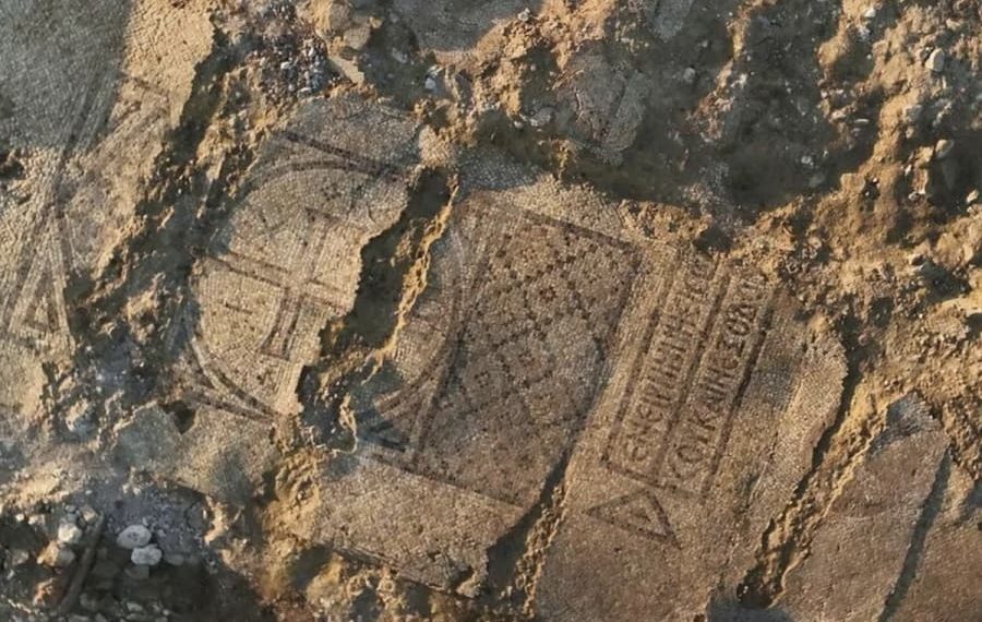 Byzantine monastery with mosaic inscription from Deuteronomy discovered near Kiryat Gat