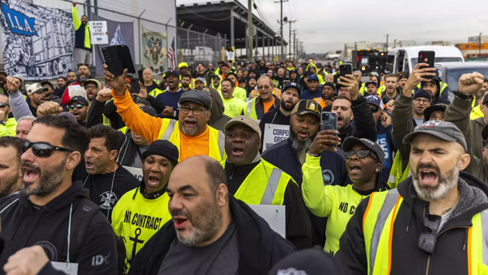 If Biden Wanted To Leave An Easter Egg For Trump, The Dock Workers' Deal Ending On January 15th Seems Like A Nasty One