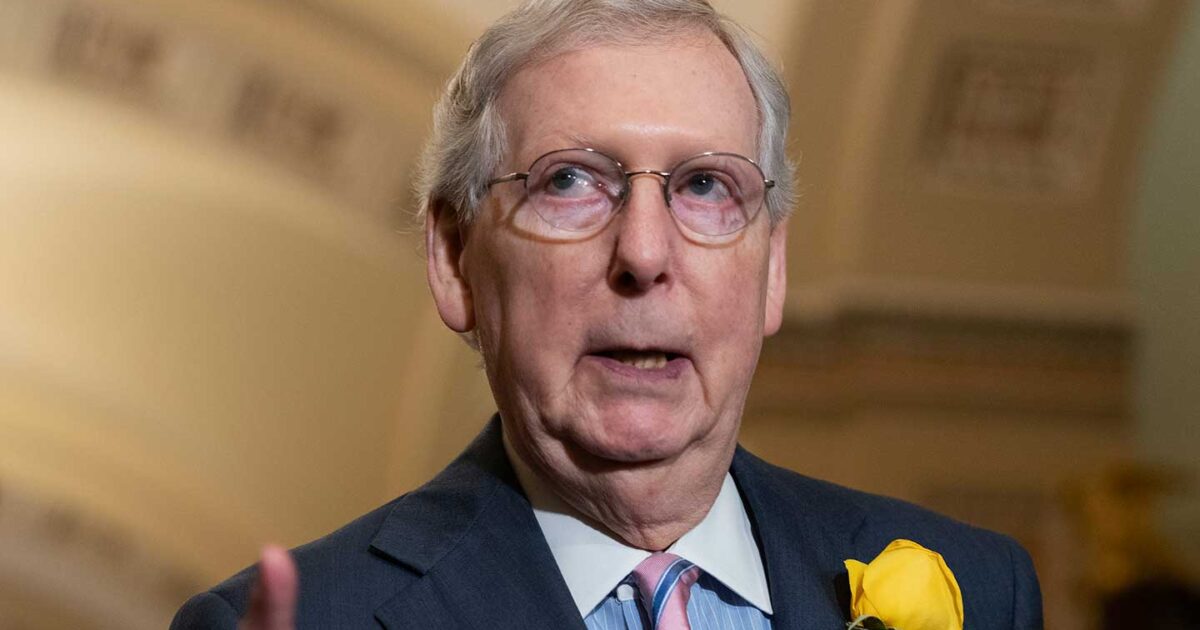 DEVELOPING: Mitch McConnell Absent From Trump 2024 Election Certification After Disturbing Video Shows He Could Barely Walk After Fall