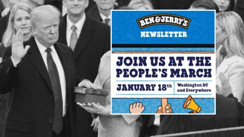 Ben and Jerry's organizes direct action 'against fascism' to oppose Trump inauguration