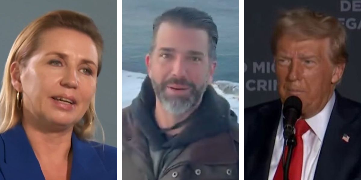 BREAKING: Danish PM says Greenland 'not for sale' after Don Jr, Charlie Kirk visit island