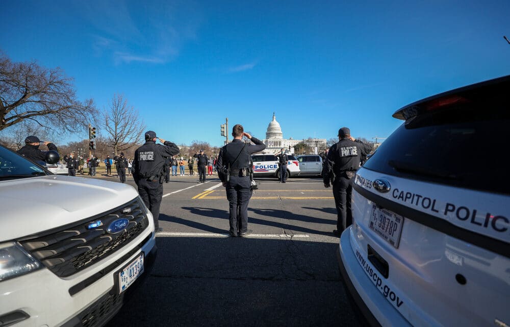 Nearly 25,000 police officers and 8,000 soldiers will descend on Washington DC for Trump’s inauguration