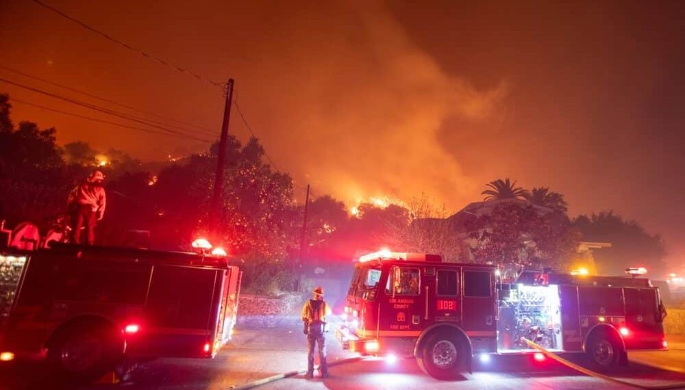 Fire-ravaged Southern California now facing gusty winds and heightened wildfire risk
