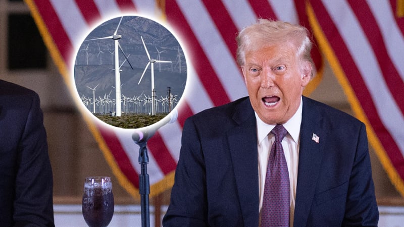 Trump Rails Against Green Agenda: ‘I Don’t Want One Windmill Built During My Administration’