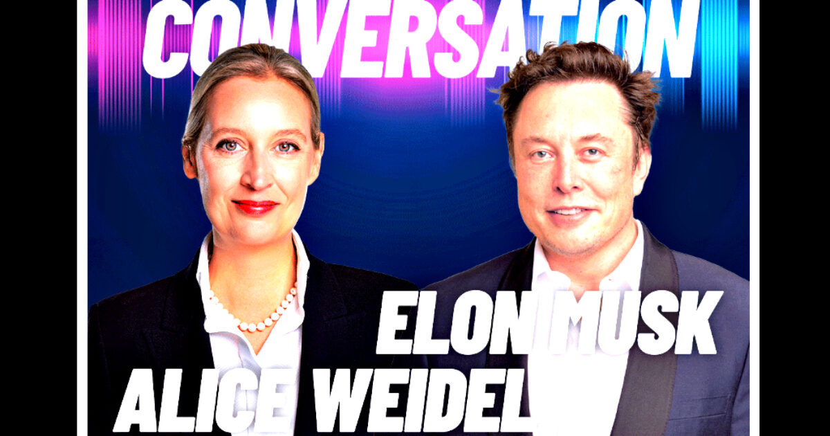 Elon Musk Confirms ‘X Space’ Podcast With AfD’s Alice Weidel on January 9 – German Establishment is Panicking as the Party’s Message Bypasses the ‘Firewall’ and Reaches the World