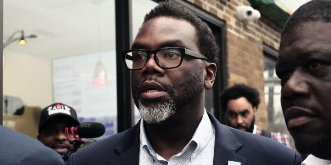 Chicago Mayor Brandon Johnson, amid low approval ratings, addresses sanctuary city issues