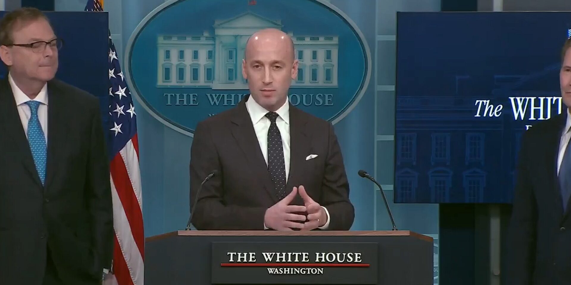Stephen Miller Vows to Mobilize ‘Full Might’ of DHS, DOJ, DOD for Mass Deportations